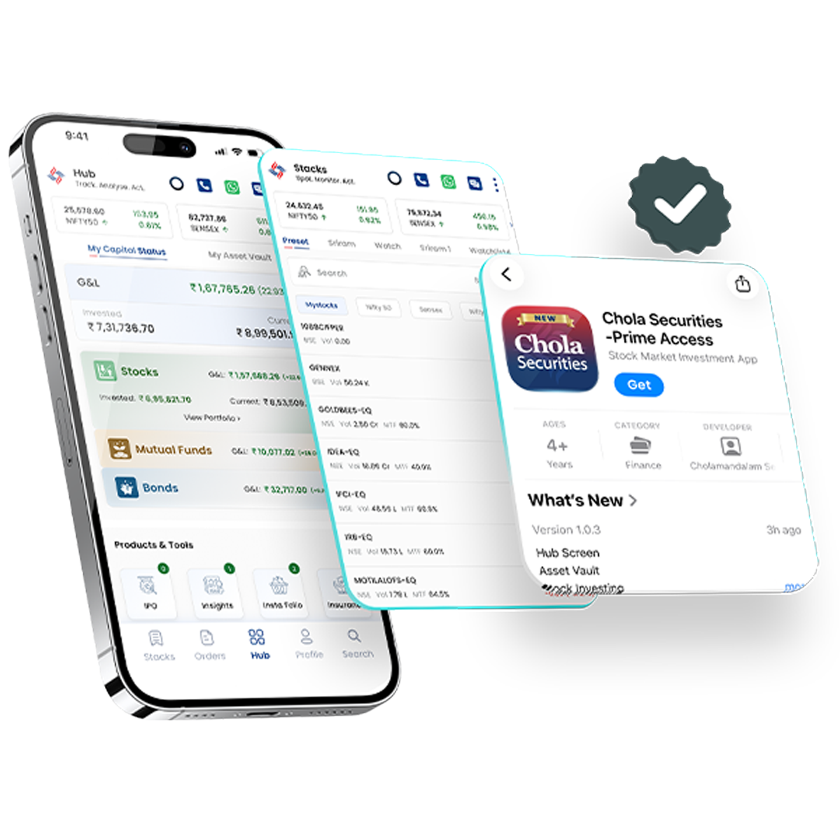 Chola Securities App and Web Platform